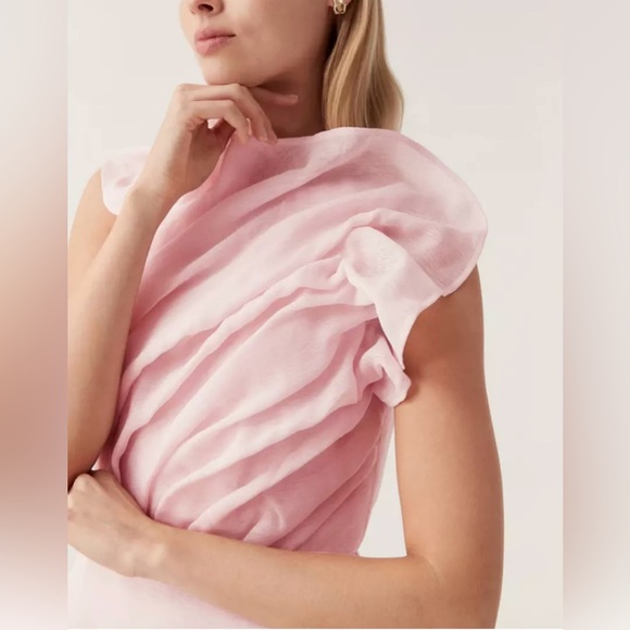 Pink Aje Genesis Midi Ruffle Dress - Picture 5 of 6